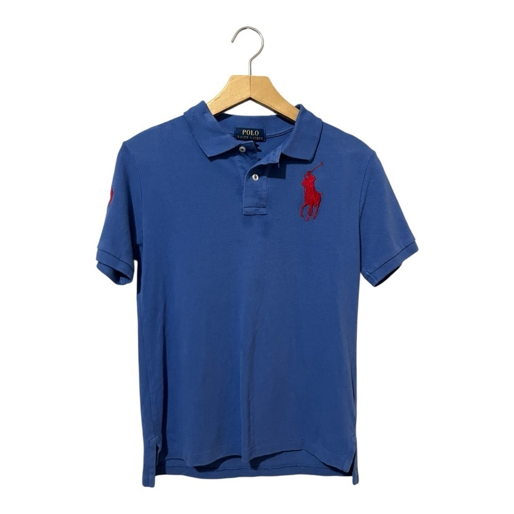Polo Ralph Lauren Boys Polo Shirt Size 10-12 M Short Sleeves Embroidered Pony